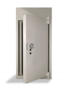 Strongroom door grade V open